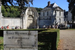 Saint Wandrille Abbey near Caudebec en Caux