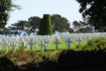 American Cemetery from the shadows